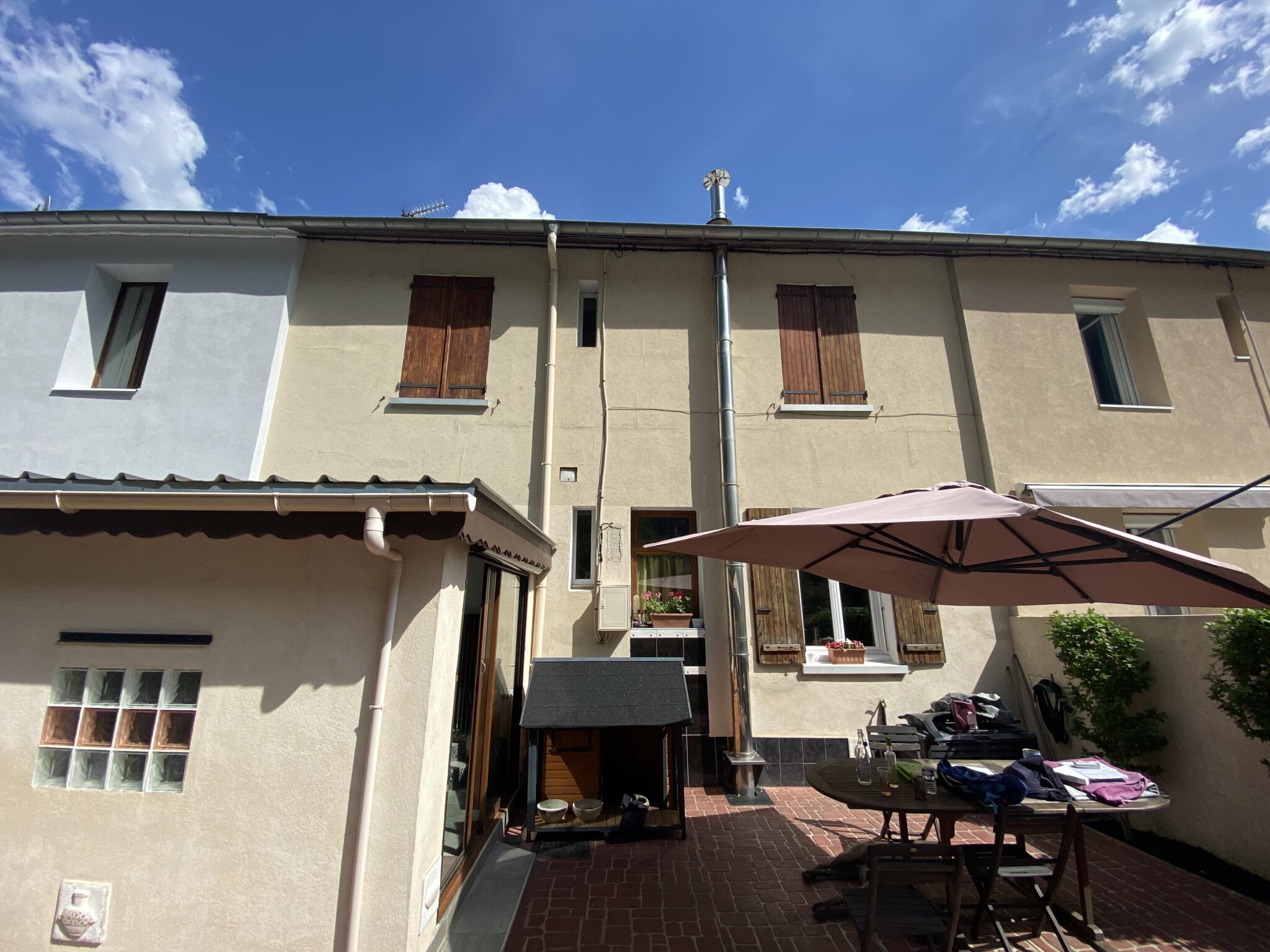 ITE-Maison mitoyenne à Riouperoux Avant